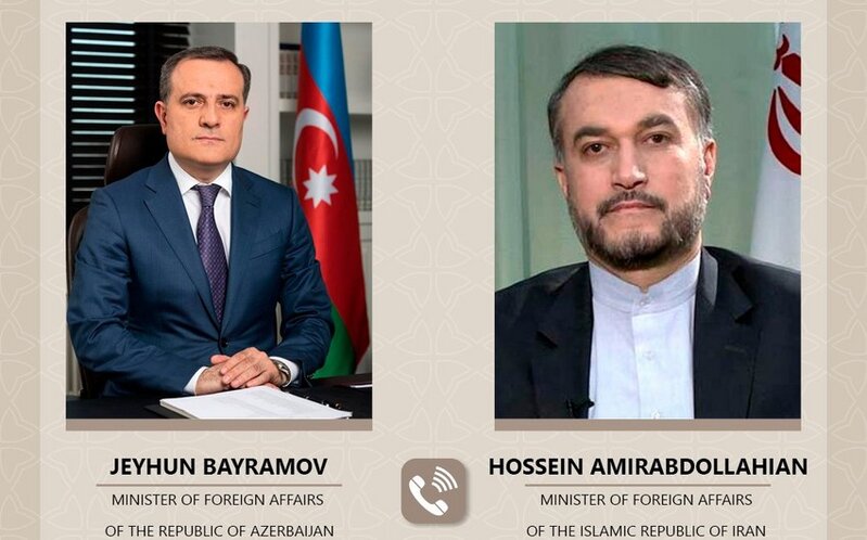 Azərbaycan və İran XİN başçıları arasında telefon danışığı oldu