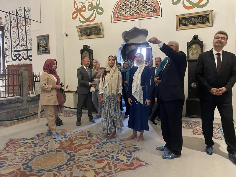 Mehriban Əliyeva Konyada Mövlanə Muzeyini ziyarət etdi - VİDEO