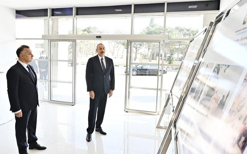 İlham Əliyev Bakıda sanatoriyanın açılışında iştirak etdi - FOTOLAR