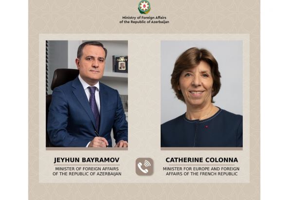 Ceyhun Bayramov fransalı həmkarını Ermənistanın təxribatı barədə məlumatlandırdı