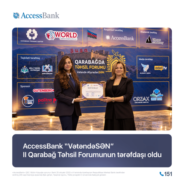 AccessBank-ın tərəfdaşlığı ilə 