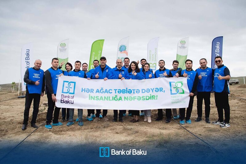 Bank of Baku-dan növbəti ağacəkmə aksiyasını təşkil etdi
