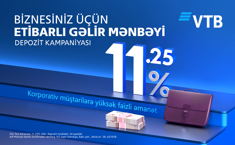 Biznesiniz üçün etibarlı gəlir mənbəyi – İllik 11,25%-dək stabil gəlir