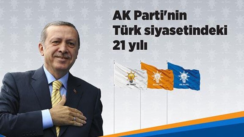 Ərdoğanın partiyası 21 illiyini qeyd edir