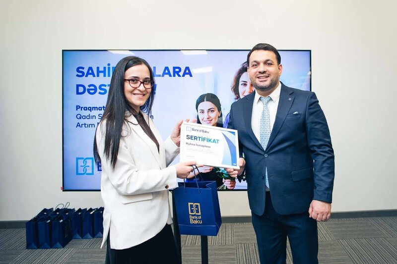 Bank of Baku-dan qadın sahibkarlara dəstək – Praqmatik maliyyə təlimi