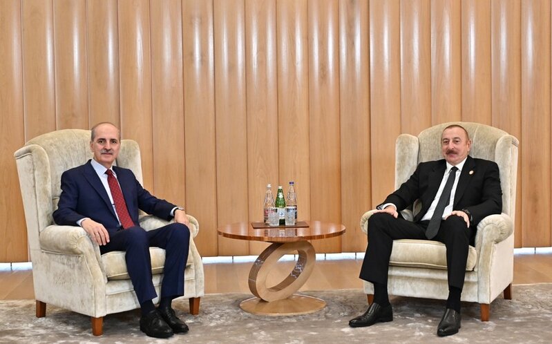Prezident Numan Kurtulmuşu qəbul etdi