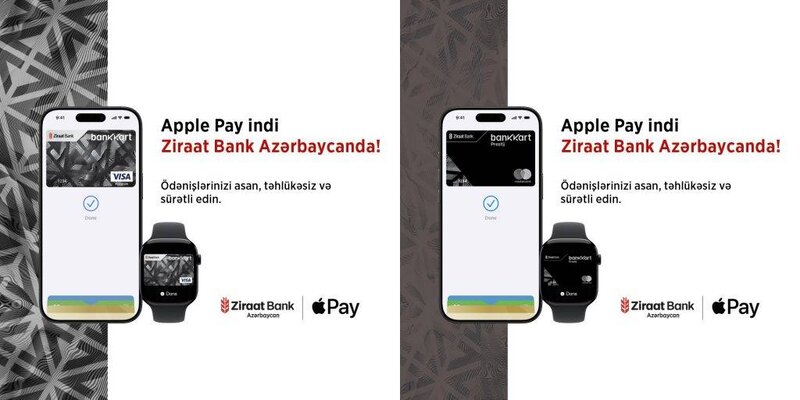 Apple Pay artıq Ziraat Bank Azərbaycanda