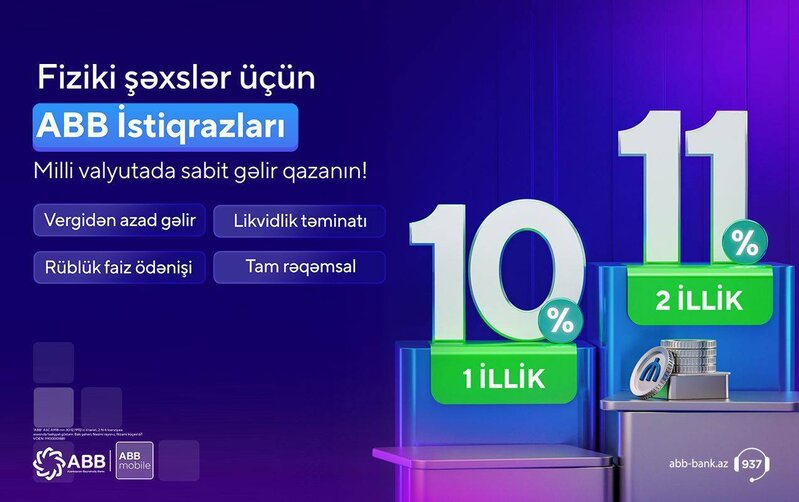 ABB-dən fiziki şəxslər üçün yeni məhsul – ABB istiqrazları