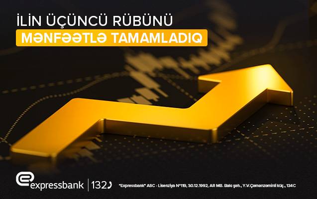 Expressbank 15 mln. əməliyyat mənfəəti əldə edib – Maliyyə hesabatı