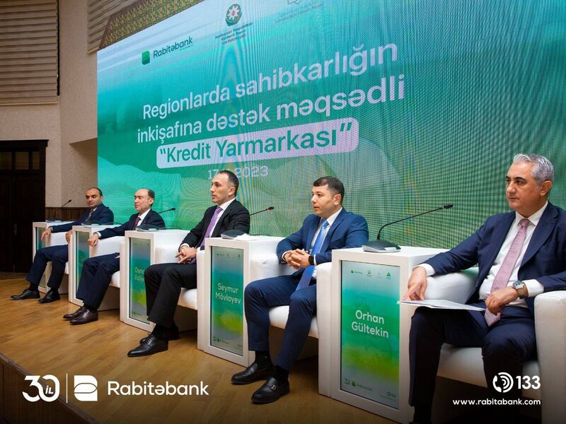 Rabitəbankın dəstəyi ilə regionlarda sahibkarlığın inkişafına dəstək məqsədli kredit yarmarkası keçirilib