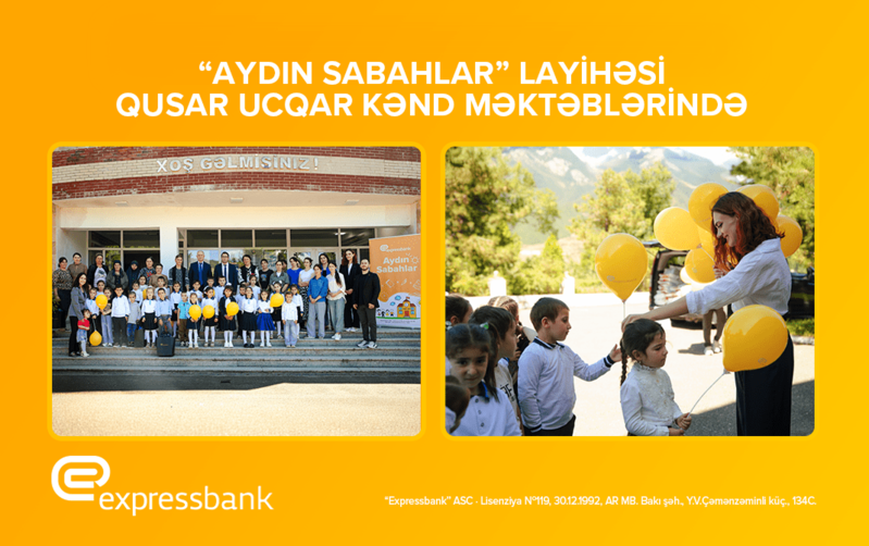 Expressbank Qusarın bütün ucqar kəndlərində birinciləri sevindirib