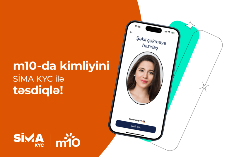 SİMA KYC ilə m10-da kimliyini təsdiqlə