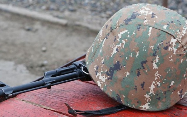 Qaz balonunun alışması nəticəsində erməni hərbçi YANDI