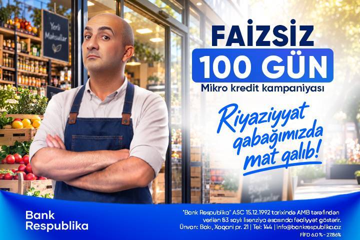 Bank Respublika sahibkarlara 