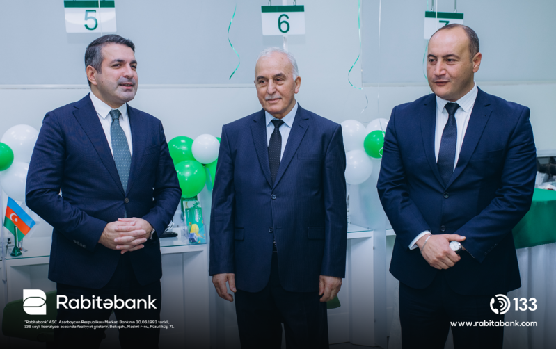 Rabitəbank yeni konseptli Naxçıvan filialinin açılışını etdi