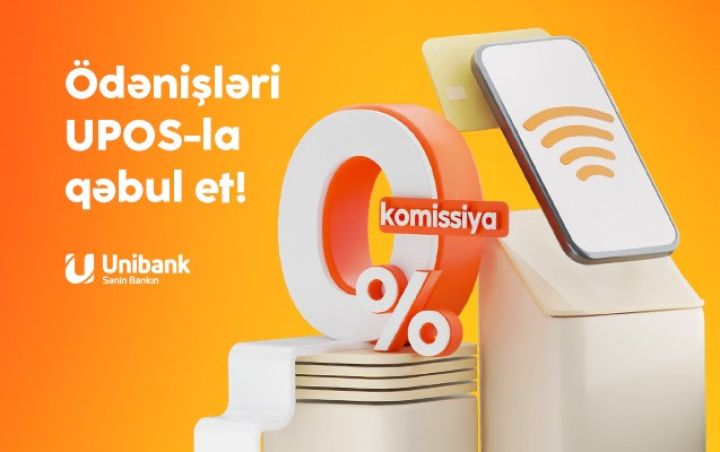 Unibank UPOS xidmətini biznes sahibləri üçün komissiyasız etdi