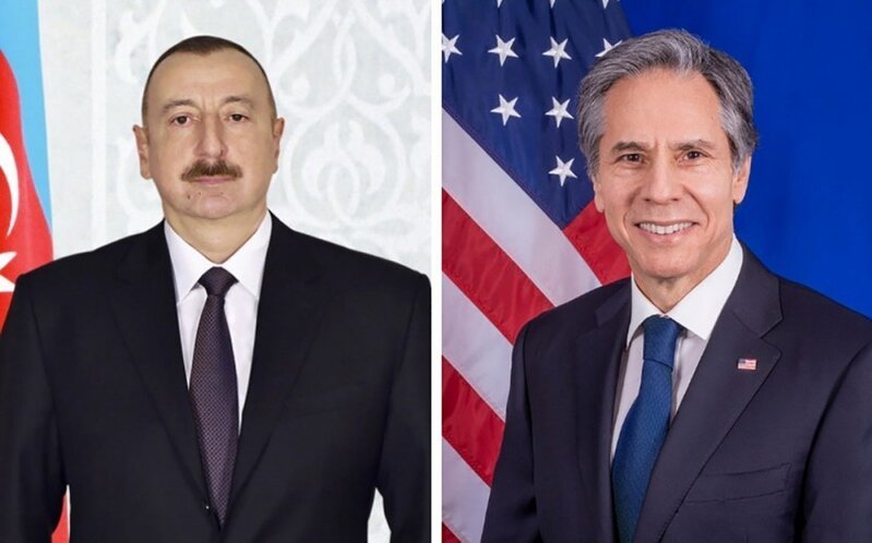 Prezident İlham Əliyevlə ABŞ dövlət katibi arasında telefon danışığı oldu