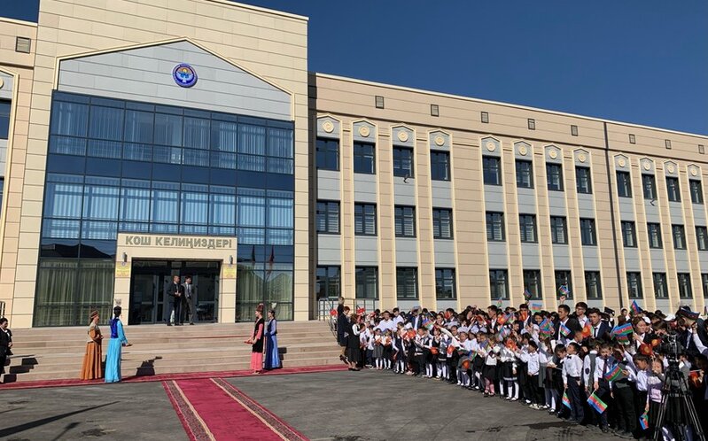 Bişkekdə Heydər Əliyev adına Məktəb-Gimnaziya təhsil-tərbiyə kompleksinin açılışı oldu