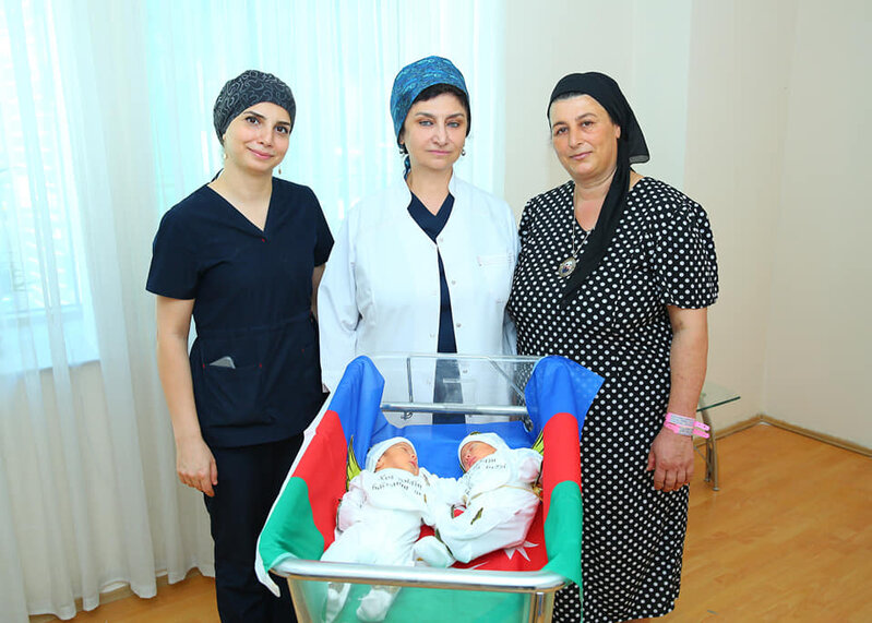 Şəhidimizin əkiz bacı-qardaşı dünyaya gəldi — FOTOLAR