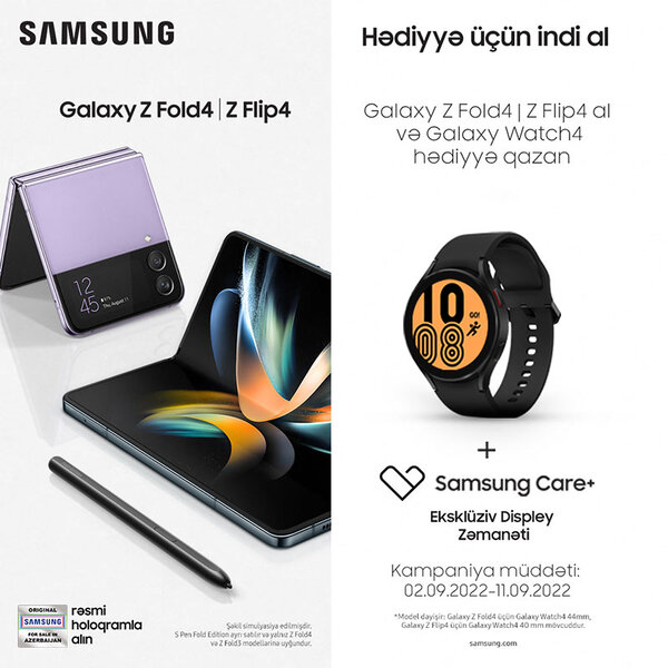 Samsung-un yeni devaysları üçün satışlar başladı: 9 sentyabra qədər hədiyyələr ilə