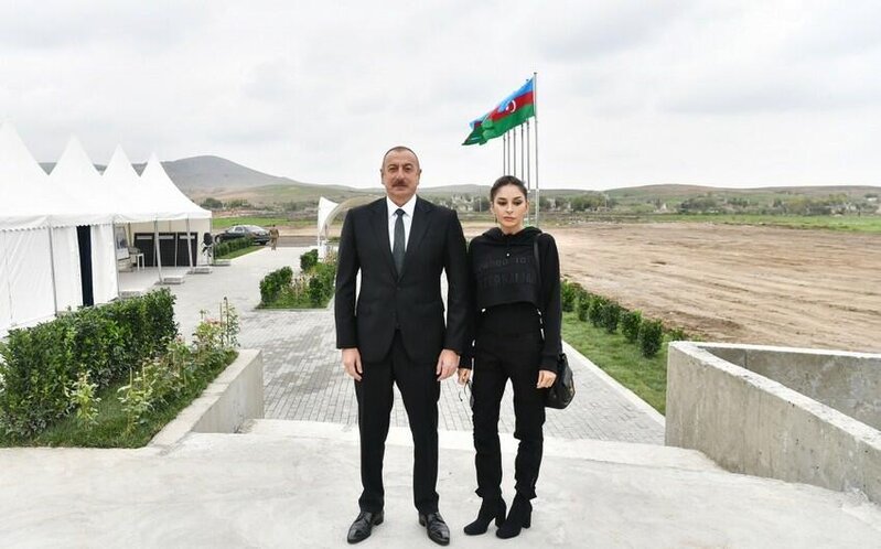 Prezident Cəbrayılda tikinti işlərinin gedişi ilə tanış oldu