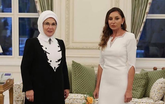 Mehriban Əliyeva Əminə Ərdoğana başsağlığı verdi