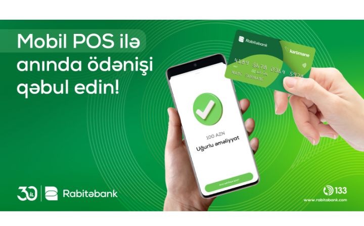 Rabitəbank Mobil POS xidmətini istifadəyə verdi