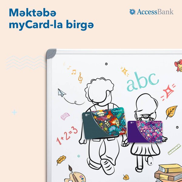 Məktəbə myCard Junior-la birlikdə