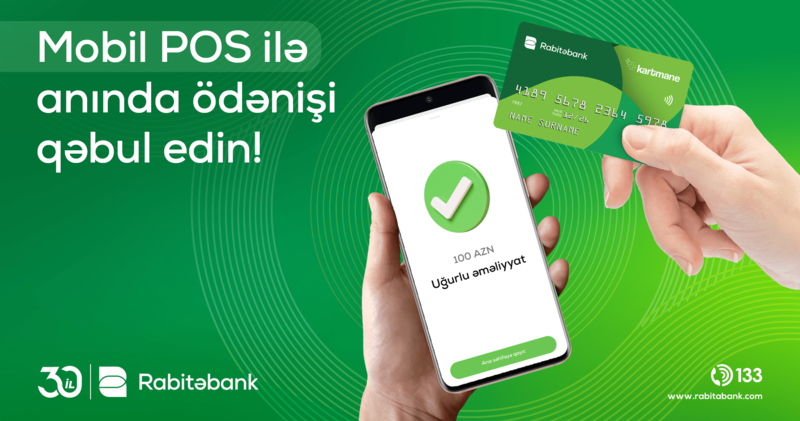 Rabitəbank Mobil POS xidmətini istifadəyə verdi