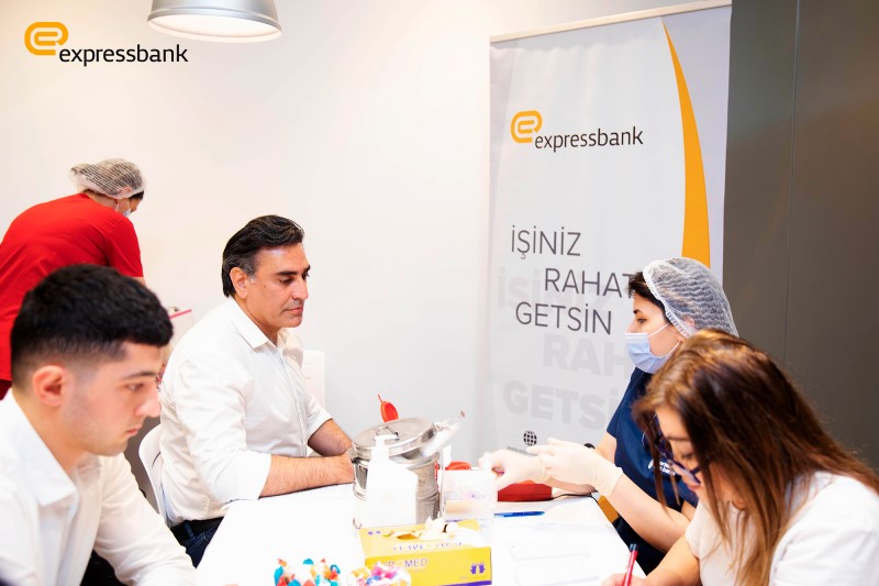 Expressbank qanvermə aksiyası keçirib – FOTOLAR