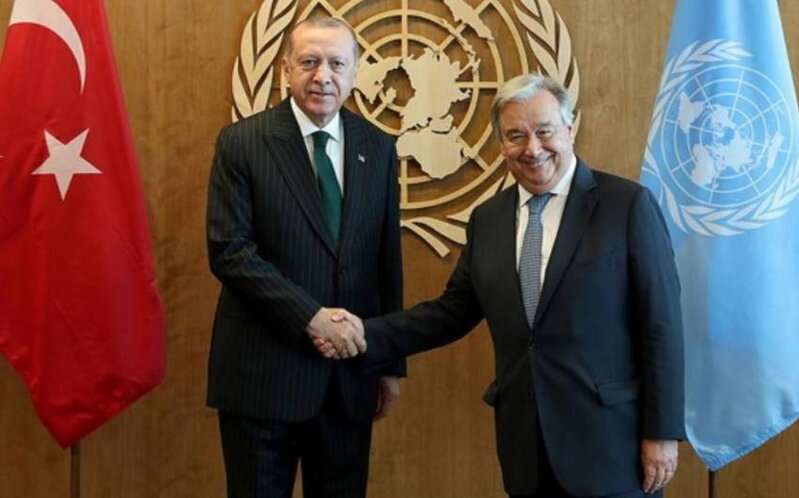 Ərdoğan Quterreşlə görüşüb