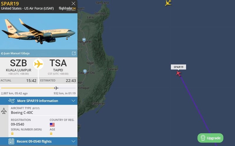 Nensi Pelosi Tayvandadır